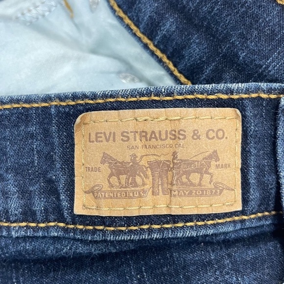 Levi's Perfectly Slimming 512 Bootcut Denim Jeans 28x28 High Waist - Picture 5 of 7